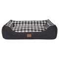 Carolina Pet Pendleton Pet Classics Kuddler Bed Charcoal Ombre Plaid Medium 0PP0302CHR